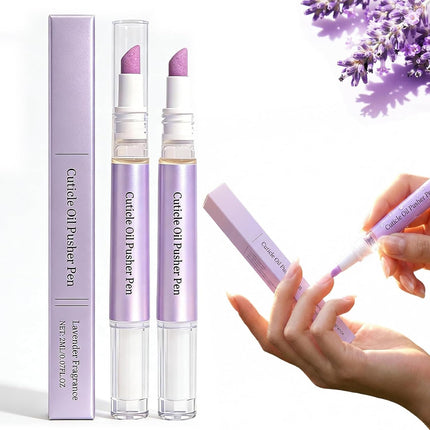 GlowEssence EsenciaLuz 2-in-1 Cuticle Oil Pusher Pen,2026 New Ceramic Cuticle Pusher Oil — Beauty & Self-Care