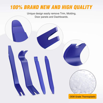 5-Piece Auto Trim Removal No-Scratch Pry Tool Kit