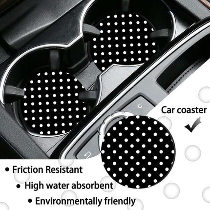 DriveForge ForjaRuta Polka Dots License Plate Frames，Polka dots Car Accessories — Auto & Moto