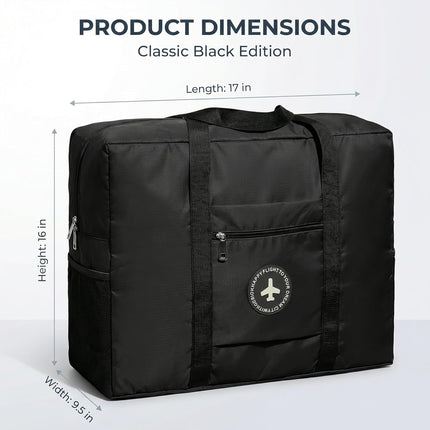 Backless Booster Seat Travel Bag in Black