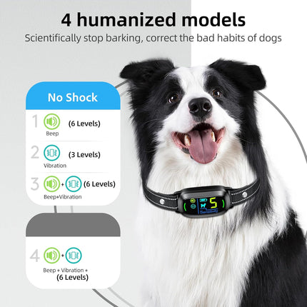 PawHaven RefugioPata FAFAFROG Dog Bark Collar, Rechargeable Smart Collar — Pet Supplies