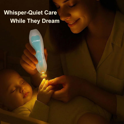 LittleNest NidoPequeño Fansidi Baby Nail Trimmer Electric, Easy & Safe Nail File — Baby & Toddler