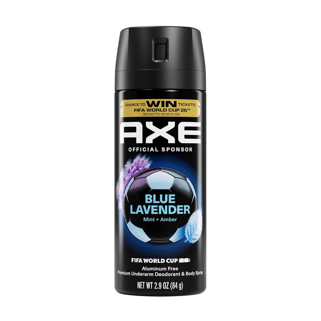 Fine Fragrance Body Spray Blue Lavender, 72-Hour Freshness, Aluminum Free, 2.9 oz