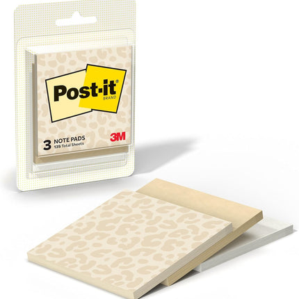 Polished Patterns Sticky Notes, 3 in. x 2.9 in., 3 Pads
