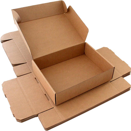 12x9x3 Brown Corrugated Shipping Boxes, 20-Pack