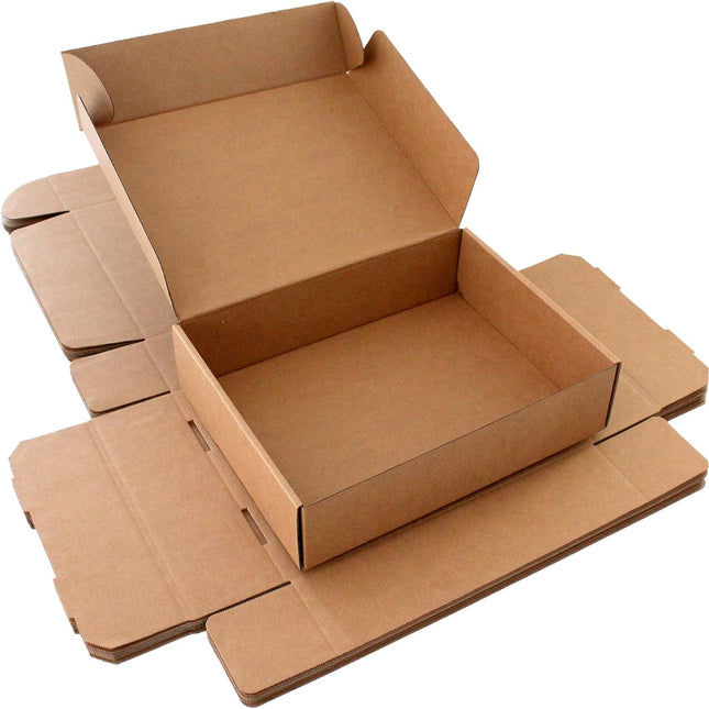 12x9x3 Brown Corrugated Shipping Boxes, 20-Pack