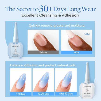 18ml Acid-Free & HEMA-Free Nail Dehydrator and Primer Prep Kit