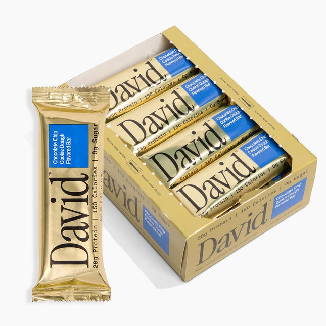 High Protein Bars, Chocolate Chip Cookie Dough Flavor, Pack of 12