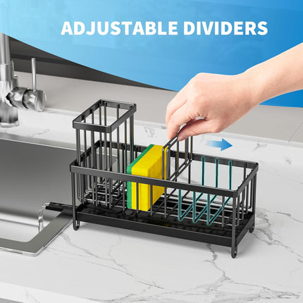 Cisily Kitchen Caddy - in use with sponge and brush