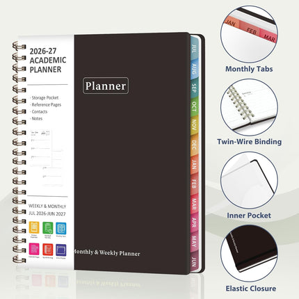 2026-2027 Academic Weekly and Monthly Planner
