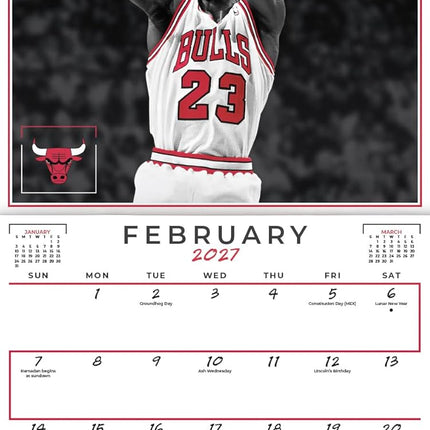 SourceToHome FuenteACasa 2027 Michael Jordan Wall Calendar — Home & Lifestyle