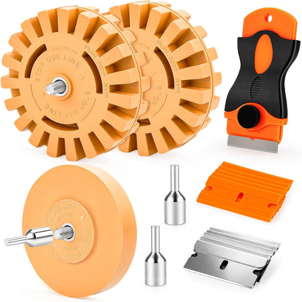 Eraser Wheel Decal Remover Tool Kit for Car, Truck & RV
