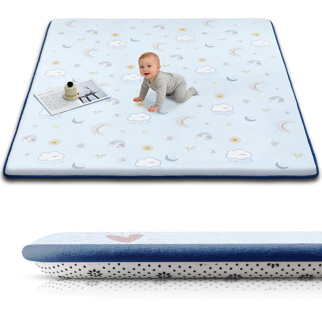Sky Theme Baby Play Mat for Floor, 50 x 50 in.