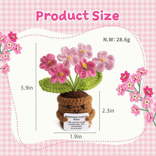 Positive Flower Crochet Decor - Life Is Tough But So Are You