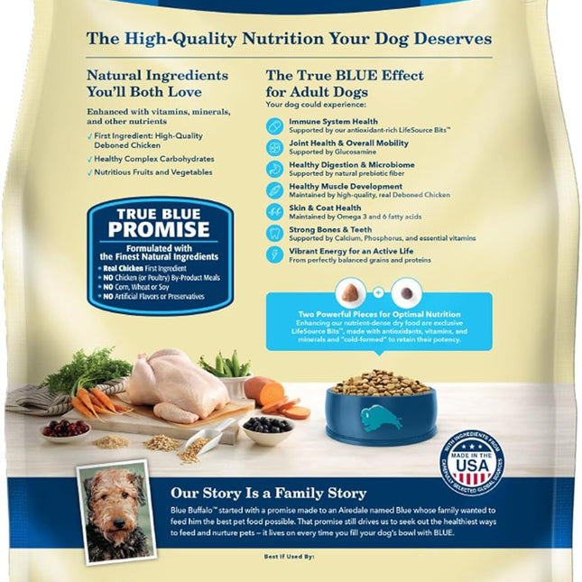 Chicken & Brown Rice Adult Dry Dog Food, 5 lb