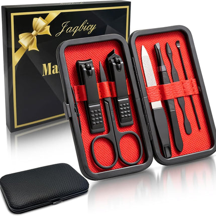 Manicure Set Nail Clippers Grooming Kit with Travel Case
