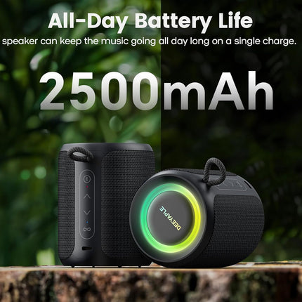 NexWave OndaNex Bluetooth Speaker Wireless,IP67 Waterproof & Dustproof Portable Speaker with — Smart Tech
