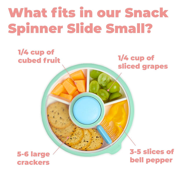 Kids Small Snack Spinner Slide Reusable Container - Twinberry