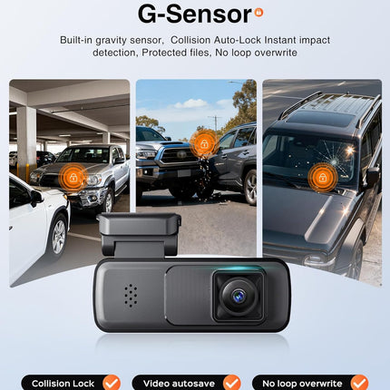 NexWave OndaNex AINAVI Front Dashcam for Cars, Mini 2K Dash Camera, Dash Cam Built-in WiFi — Smart Tech