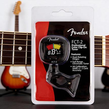 Professional Multi-Instrument Clip-On Tuner for Guitar, Bass, Ukulele, and Violin