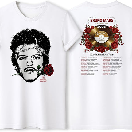 SourceToHome FuenteACasa North America Romantic Tour 2026 Tshirt, RNB Fans Graphic Shirt — Home & Lifestyle