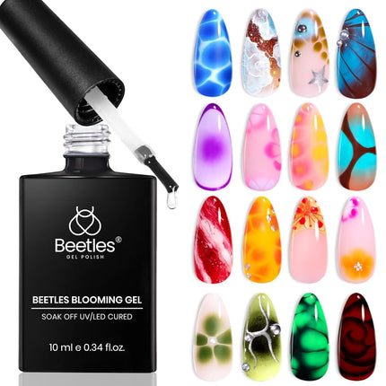 Clear Blooming Gel Polish 10ML for Marble, Floral & Watercolor Nail Art