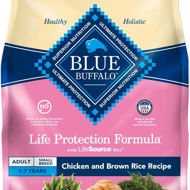 Chicken & Brown Rice Small Breed Adult Dry Dog Food, 5 lb