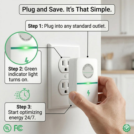 SourceToHome FuenteACasa 2026 New Power Factor Saver Plug in, Power Plug Pro Energy Saver — Home & Lifestyle