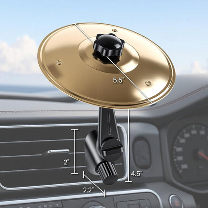 Gold Mini Car Cymbal Air Vent Decoration