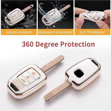 SourceToHome FuenteACasa Gematay for Honda Key Fob Cover Compatible with Honda Accord Civic CR-V — Home & Lifestyle