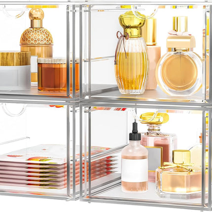 GlowEssence EsenciaLuz Caktraie Versatile Acrylic Makeup Organizer, Drawer Organizer — Beauty & Self-Care