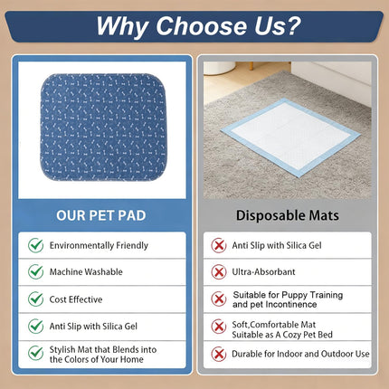 PawHaven RefugioPata Puppy Pads with Pheromones, Washable Pee Pads for Dogs Potty Training — Pet Supplies