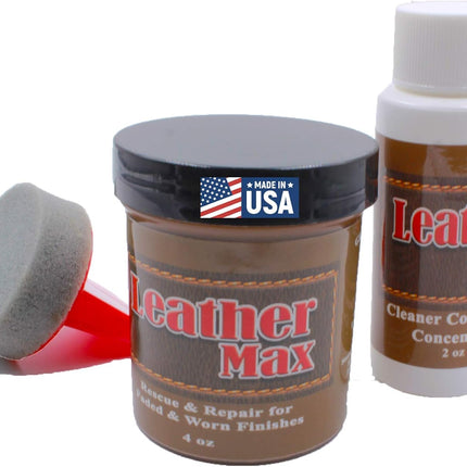 HomeChef ChefDelHogar Leather Repair Kit/Leather Color Kit/Cleaner/Color Restorer/Sponge — Kitchen & Home