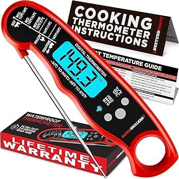 Digital Instant Read Meat Thermometer for Cooking and Grilling
