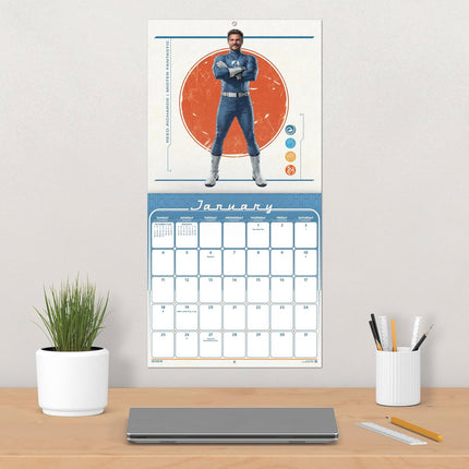 2026 Superhero Team Wall Calendar
