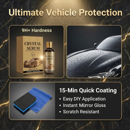 GlowEssence EsenciaLuz 2pcs Ptz Crystal Serum – Advanced Graphene Ceramic Coating For Cars,9h — Beauty & Self-Care