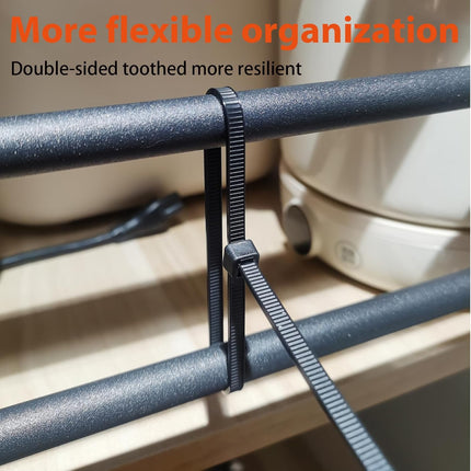 12 Inch Zip Ties, 100 LBS Tensile Strength Heavy Duty Cable Wire Ties