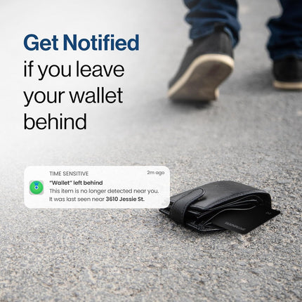 MFi-Certified Wallet Tracker Card for Travel