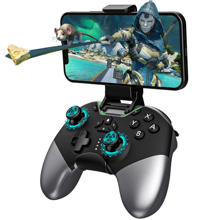 Bluetooth Wireless Game Controller with Phone Clip