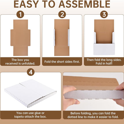 22-Pack Vinyl Record Mailers - 12.6 x 12.6 x 1 Inch