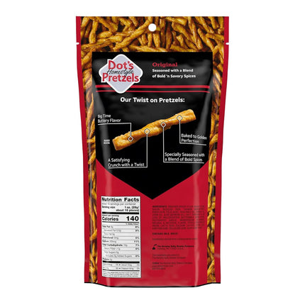 Original Seasoned Pretzel Twist Snack, 16 oz Grocery-Sized Bag