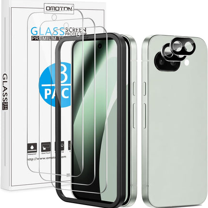 3 Pack Tempered Glass Screen Protector Kit for 6.3-Inch 10a Phone