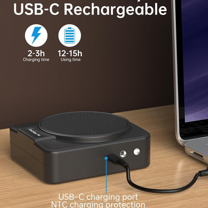 NexWave OndaNex Wireless Voice Amplifier for Teachers, Original Voice Speaker with Wire and — Smart Tech