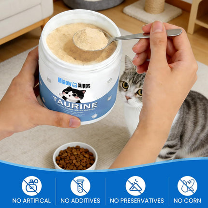 ZenPulse PulsoZen Kittysupps Taurine Powder for Cats, Immune Support, Boost Energy & Vitality, — Health & Wellness