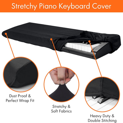 Piano Keyboard Dust Cover