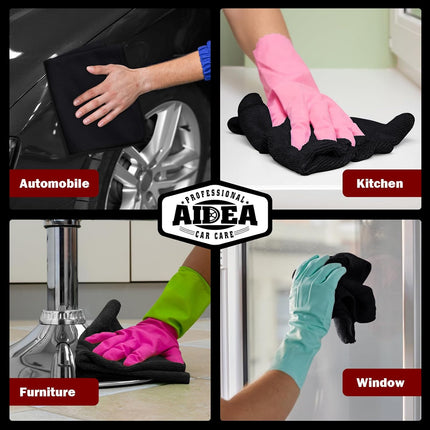 Microfiber Cleaning Cloths for Cars, Premium All-Purpose Car Towels
