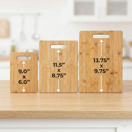 U.S.A.-Made Bamboo Cutting Board, Medium