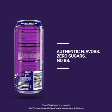 Grape Energy Drink 12-Pack, 16 oz Cans
