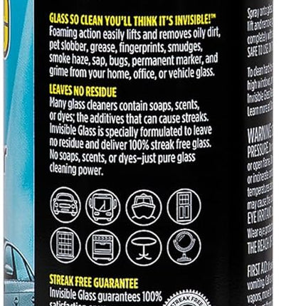 DriveForge ForjaRuta Invisible Glass 91164 Premium Aerosol Glass Cleaner Spray — Auto & Moto