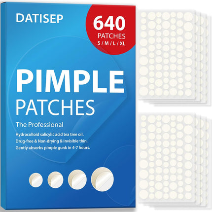 640-Count Hydrocolloid Pimple Patches for Face